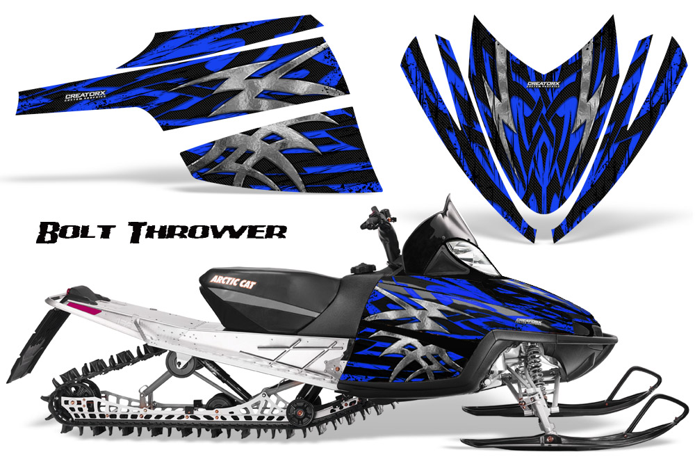 Arctic Cat M Series CrossFire Graphics Kit Bolt Thrower Blue